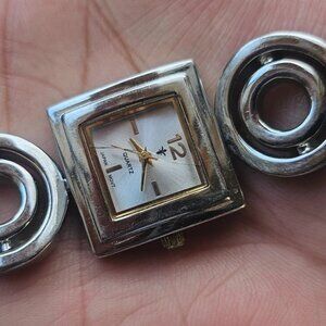 Vintage Cato Ladies Wristwatch Silver Tone Quartz Analog Japan Movt Wrist Watch